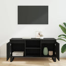 TV-skab Sort eg 104 x 35 x 50 cm Konstrueret træ