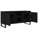 TV-skab Sort eg 104 x 35 x 50 cm Konstrueret træ