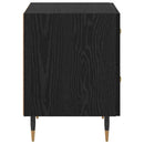 Natskab med skuffe Sort eg 40 x 35 x 47,5 cm Konstrueret træ