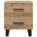 Natskab 2 pcs Artisan Egetræ 40 x 35 x 47,5 cm Konstrueret træ