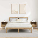 Sengebord 2 pcs Brun 40 x 35 x 47,5 cm Konstrueret træ