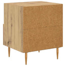 Sengebord 2 pcs Brun 40 x 35 x 47,5 cm Konstrueret træ