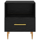 Sengebord 2 pcs Sort 40 x 35 x 47,5 cm Konstrueret træ