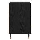 Natskab med skuffe Sort eg 40 x 40 x 66 cm Konstrueret træ