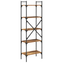 Bogreol Gammelt træ 56 x 32 x 174 cm Konstrueret træ