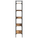 Bogreol Gammelt træ 56 x 32 x 174 cm Konstrueret træ