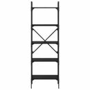 Bogreol Sort eg 56 x 32 x 174 cm Konstrueret træ