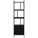Bogreol Sort eg 44,5 x 30 x 154,5 cm Konstrueret træ