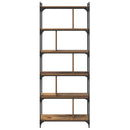 Bogreol Gammelt træ 76 x 32 x 192 cm Konstrueret træ