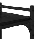Bogreol Sort eg 76 x 32 x 192 cm Konstrueret træ