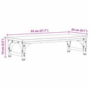 Monitor Stativ Gammelt træ 55 x 23 x 14 cm Konstrueret træ
