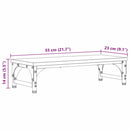 Monitor Stativ Sort eg 55 x 23 x 14 cm Konstrueret træ