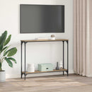 Konsolbord Artisan Egetræ 100 x 22,5 x 75 cm Konstrueret træ