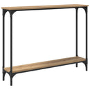 Konsolbord Artisan Egetræ 100 x 22,5 x 75 cm Konstrueret træ