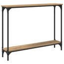 Konsolbord Artisan Egetræ 100 x 22,5 x 75 cm Konstrueret træ