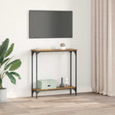 Konsolbord Gammelt træ 75 x 22,5 x 75 cm Konstrueret træ