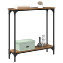Konsolbord Gammelt træ 75 x 22,5 x 75 cm Konstrueret træ