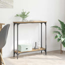 Konsolbord Artisan Egetræ 75 x 22,5 x 75 cm Konstrueret træ