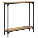 Konsolbord Artisan Egetræ 75 x 22,5 x 75 cm Konstrueret træ
