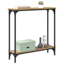 Konsolbord Artisan Egetræ 75 x 22,5 x 75 cm Konstrueret træ