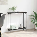 Konsolbord Sort eg 75 x 22,5 x 75 cm Konstrueret træ