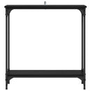 Konsolbord Sort eg 75 x 22,5 x 75 cm Konstrueret træ