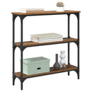 Konsolbord Gammelt træ 75 x 22,5 x 75 cm Konstrueret træ