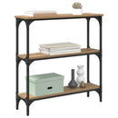 Konsolbord Artisan Egetræ 75 x 22,5 x 75 cm Konstrueret træ