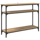Konsolbord Artisan Egetræ 100 x 29 x 75 cm Konstrueret træ