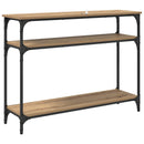 Konsolbord Artisan Egetræ 100 x 29 x 75 cm Konstrueret træ