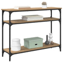 Konsolbord Artisan Egetræ 100 x 29 x 75 cm Konstrueret træ