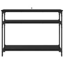 Konsolbord Sort eg 100 x 29 x 75 cm Konstrueret træ