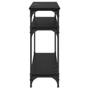 Konsolbord Sort eg 100 x 29 x 75 cm Konstrueret træ