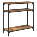 Konsolbord Gammelt træ 75 x 29 x 75 cm Konstrueret træ
