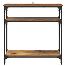 Konsolbord Gammelt træ 75 x 29 x 75 cm Konstrueret træ