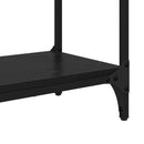 Konsolbord Sort eg 75 x 29 x 75 cm Konstrueret træ