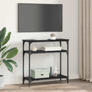 Konsolbord Sort eg 75 x 29 x 75 cm Konstrueret træ