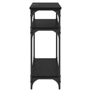 Konsolbord Sort eg 75 x 29 x 75 cm Konstrueret træ