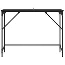 Konsolbord Sort eg 100 x 32 x 75 cm Konstrueret træ