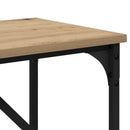 Konsolbord Artisan Egetræ 75 x 32 x 75 cm Konstrueret træ