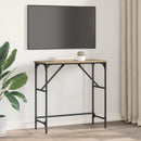 Konsolbord Artisan Egetræ 75 x 32 x 75 cm Konstrueret træ