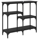 Konsolbord Sort eg 80 x 29 x 75 cm Konstrueret træ