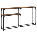 Konsolbord Gammelt træ 145x22.5x75cm Konstrueret træ