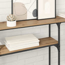 Konsolbord Artisan Egetræ 145 x 22,5 x 75 cm Konstrueret træ