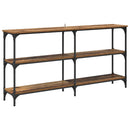 Konsolbord Gammelt træ 150 x 29 x 75 cm Samlet træ og metal