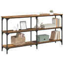 Konsolbord Gammelt træ 150 x 29 x 75 cm Samlet træ og metal