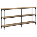 Konsolbord Artisan Egetræ 150 x 29 x 75 cm Samlet træ og metal