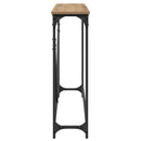 Konsolbord Artisan Egetræ 102 x 23 x 75 cm Konstrueret træ