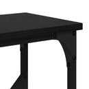 Konsolbord Sort eg 102 x 23 x 75 cm Konstrueret træ
