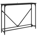 Konsolbord Sort eg 102 x 23 x 75 cm Konstrueret træ